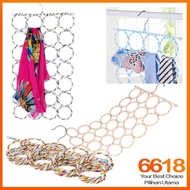 Penyangkut Tali Tudung Bawal Rak Foldable Ring Tudung Bawal Tie Hanger 12 Holes 28 Holes Scaft Rack 