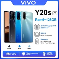VIVO Y20s G Ram 6 128gb 6.51HD 5000mah Sidik Jari Samping Limited