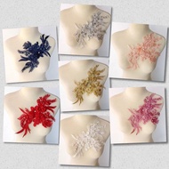 Azalea Flower Mute Embroidery Lace Application