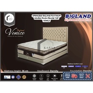Springbed Bigland Venice Platinum Double Plushtop &amp; Pillowtop - Kasur