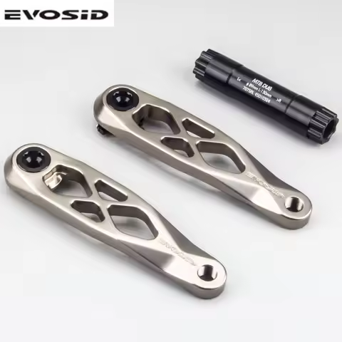 EVOSID Mountain Bike DUB Crankset Hollow One-piece Crankset 165mm 170mm 175mm CNC High-strength Cran