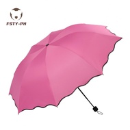 Color-Changing Umbrella 100cm Diameter 210T Polyester Material 280g Weight