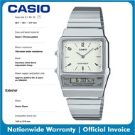 Casio Vintage AQ-800E-7A2 Silver Stainless Steel Band Men Watch / Women Watch / Unisex Watch