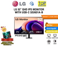 monitor LG 32” QHD IPS MONITOR WITH USB-C 32U631A-B (IPS QHD/100Hz) /ประกัน 3 Years Onsite As the Pi