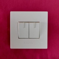 Promo Hotel Series Switch 2 Gang 2 Way White Style Series Panasonic COD