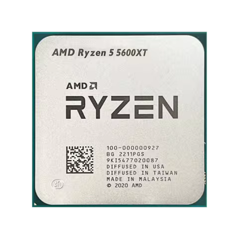 AMD Ryzen 5 5600XT R5 5600XT Desktop CPU Processor 6-Core 12-Thread 3.5GHz Boost 4.6GHz 32MB L3 Cach