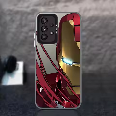 Marvel Iron Man Spiderman Phone Case for Samsung Galaxy A15 A25 A72 A51 A52 A71 4G A54 A73 A55 A53 A
