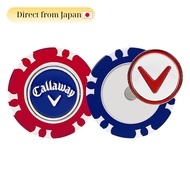 Callaway Golf Marker Magnetic Casino Chip Markers Set of 2 White Black