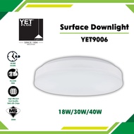 [𝐒𝐈𝐑𝐈𝐌] YETPlus Surface Downlight YET9006 White LED Lamp Light Ceiling Round 12W 18W 30W 6500K 3500K