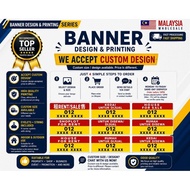 Banner Printing, Property Banner, House For Sale or Rent / Shop For Sale or Rent/ Room For Rent (Siz