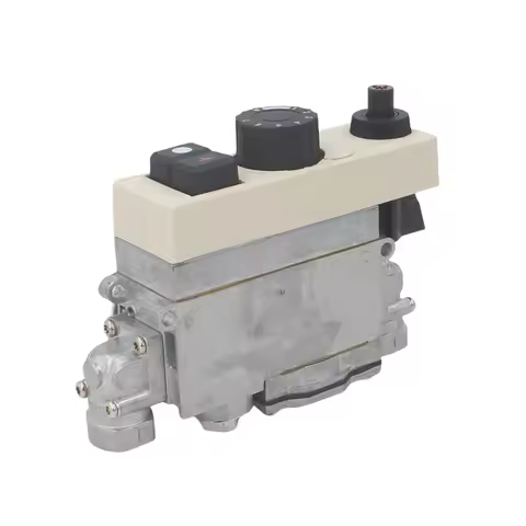 Gas Thermostat Control Valve of Minisit Model with Push Button Igniter Gas Fryer Parts