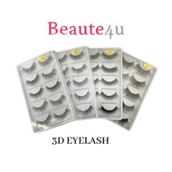 5Pairs Eyelashes Natural 3d False Lashes False Eyelashes Full Strip Lashes