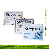 Strepsils Permen Hisap Pelega Tenggorokan Rasa Original Lemon Cool