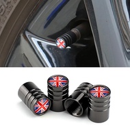 4Pcs/Set UK Flag Bike Moto Car Tires Wheel Valve Cap Cover Car Styling For Mini Cooper Countryman Cl