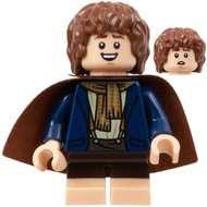 Original Lego Lord of the Rings - Peregrin Took (Pippin) Reddish Brown Cape 10316 Minifigure new