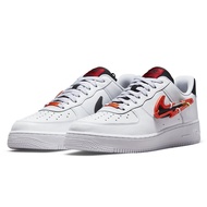 Nike Nike Men's Shoes New Style Air force1 AF1 Air Force No. 1 Carabiner Black White Red Sneakers DH