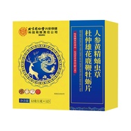 Beijing Tongrentang Neiting Use Ginseng Cordyceps Cordyceps Eucommia Bucks Whip Oyster Slices 1gx12 