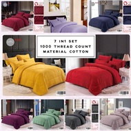 cadar hotel /bedsheet fitted hotel 7 in 1 ready stok