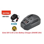 Extol 8891893 20V 2.4A Li-Ion Batteries Charger (SHARE 20V)