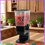 Dry Food Cereal Dispenser Single, 3.2L Cereal Containers Storage Dispenser Countertop Black for Pant