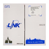 LAN CABLE (สายแลน) LINK (US-9116 /LSZH) CAT 6 UTP ULTRA 600MHz (305 M./BOX.) ---