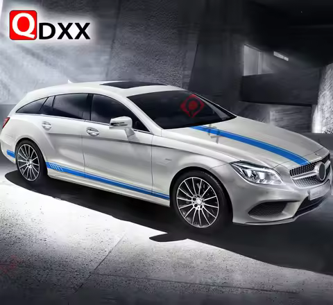 507 Style Door Side Skirt Bonnet Racing Stripe Decal Sticker for Mercedes Benz CLS Class W219 C219 W