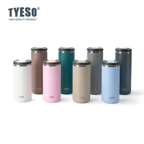 Tyeso Premium 304 Stainless Steel Travel Tumbler Large Capacity Office Car Cup Insulated Portable fo