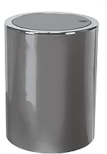 Kleine Wolke Clap Mini Cosmetic Bin ABS Platinum 1.5 Litre 12.8 cm x 16.2 cm
