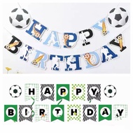 HAPPY BIRTHDAY FOOTBALL BANNER HAPPY BIRTHDAY BANNER