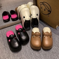 Easy to wear 6cm round toe slippers made of multi-colored eva material HM068