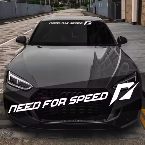 Need for Speed JDM Racing Sticker Front Rear Windshield Window Bumper Helme Creative Sunscreen Water