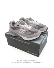 New Balance 992 retro style simple classic comfortable versatile fashion casual shoes cushioning and
