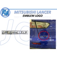 [Ready Stock] Mitsubishi Lancer EVo X  FQ400 rear logo emblem Chrome trim