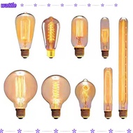 WATTLE Vintage Retro Bulb E27 holder 40W Antique Incandescent Ball light Decoration Glass