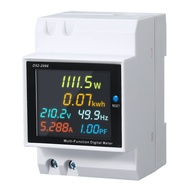 AC monitor 110V 220V 380V 100A Voltage Current Power Factor Active KWH Electric energy Frequency met