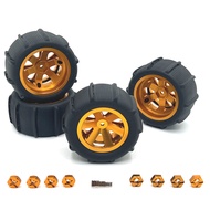 4ชิ้นล้อยาง RC ศูนย์กลางหกเหลี่ยม86มม. 12มม. สำหรับ1/12 1/14 Rlaarlo Hyper GO MJX 14209 14303 WLtoys
