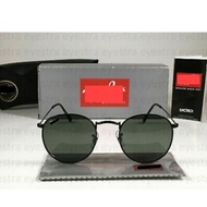 Cermin Mata Bulat lens kaca Sunglasses