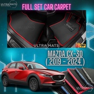 MAZDA CX-30 ( 2019 - 2024 )CAR MAT CARMAT CAR FLOOR MAT KARPET KERETA ULTRAMAT