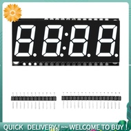 HT16K33 LED Display Module 4 Digit 7 Segment 0.56 Inch Time Clock Indicator Tube Module White