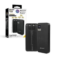 XPower PD20K 4輸出雙內置線Type-C PD & Lightning 20000mAh PD+SCP充電器