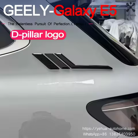 For Geely Galaxy E5 2021-2026 D-pillar Decorative Sticker Automobiles Parts Accesorios Para Auto Too