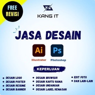 Jasa Desain Poster/Logo/Resume/Sertifikat/Kartu/Brosur/Undangan Murah