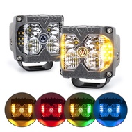 Auto Spare Parts Car 3 Inch Led Fog Light Side Shooters Work Light Pod For 4x4 Offroad Isuzu Dmax