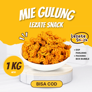 Mie Gulung Pedas 1 KG Renyah Enak Murah / Mi Gulung Viral Pedas Manis Daun Jeruk / Mi Lilit Gehel Ra