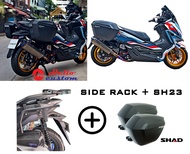 แร็คข้าง + กล่อง SHAD 23 - SHAD 35 Aluminium ตรงรุ่น Forza 300 - 350