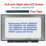 Replacement HP14S-CF0002TU 14S-CF0059TU 14S-CR0008TU 14S-CR0006TX 14S-DQ1078TU 14S-CF0057TU 14S-DK00