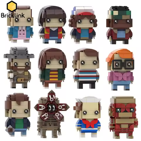 Bricklink MOC 40549 Strangers TV Movie Action Figures Bricks Sets Demogorgon Monster Building Blocks