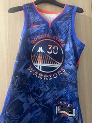 NBA warriors Curry jersey 勇士 MVP刺繡球衣
