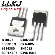 5pcs IPPN10L26 180N10N 65E6380 80R1K4P7 048N06L 6R160P6 3N1012 039N10N5  TO-220 Field Effect Transis