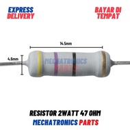 5PCS [PAS-9200] RESISTOR 2WATT 47OHM